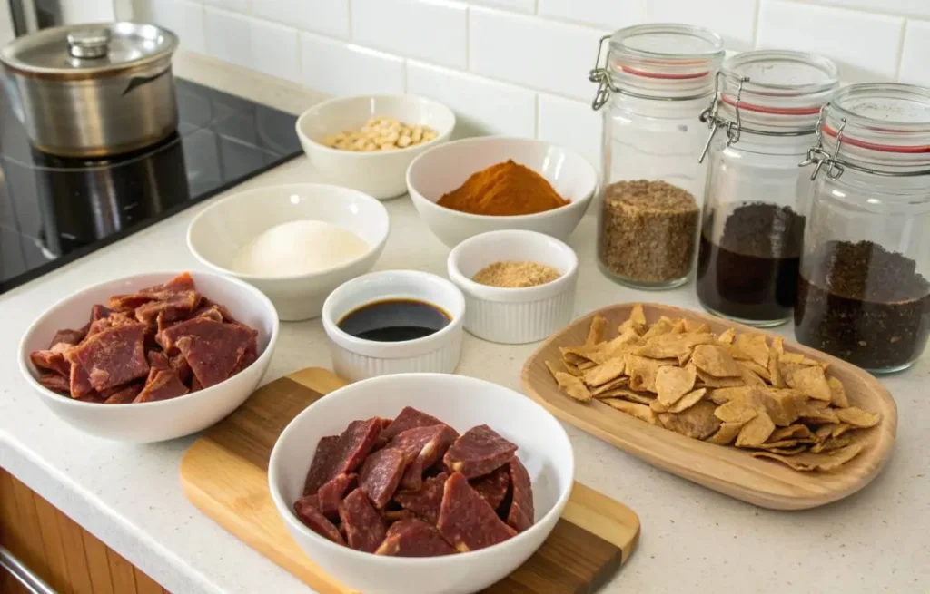 Ingredients for Easy Smoked Beef Jerky