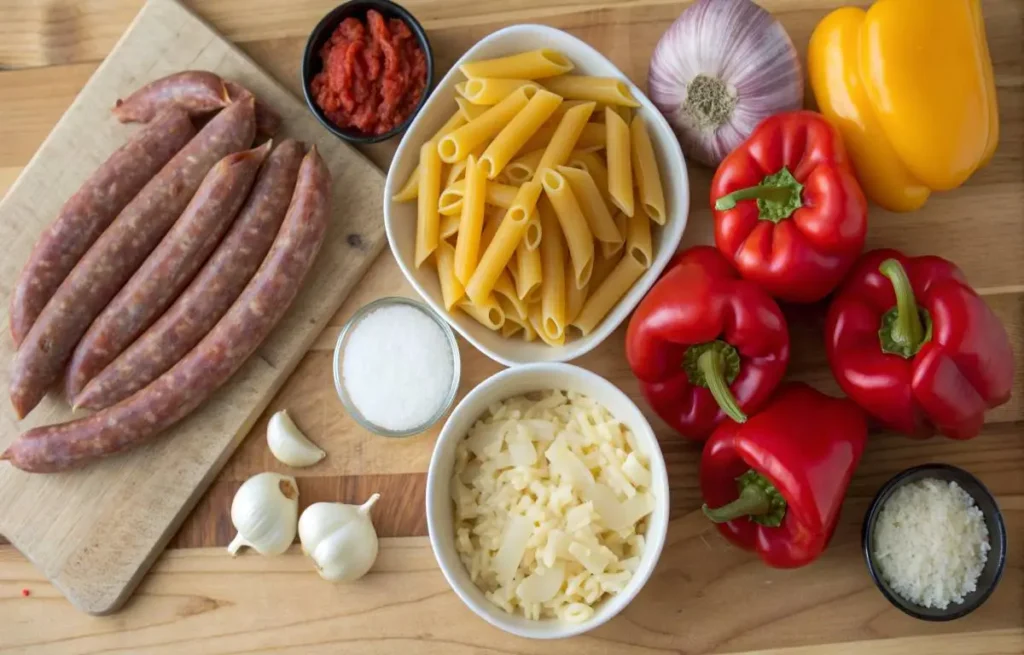 cajun sausage pasta ingredients