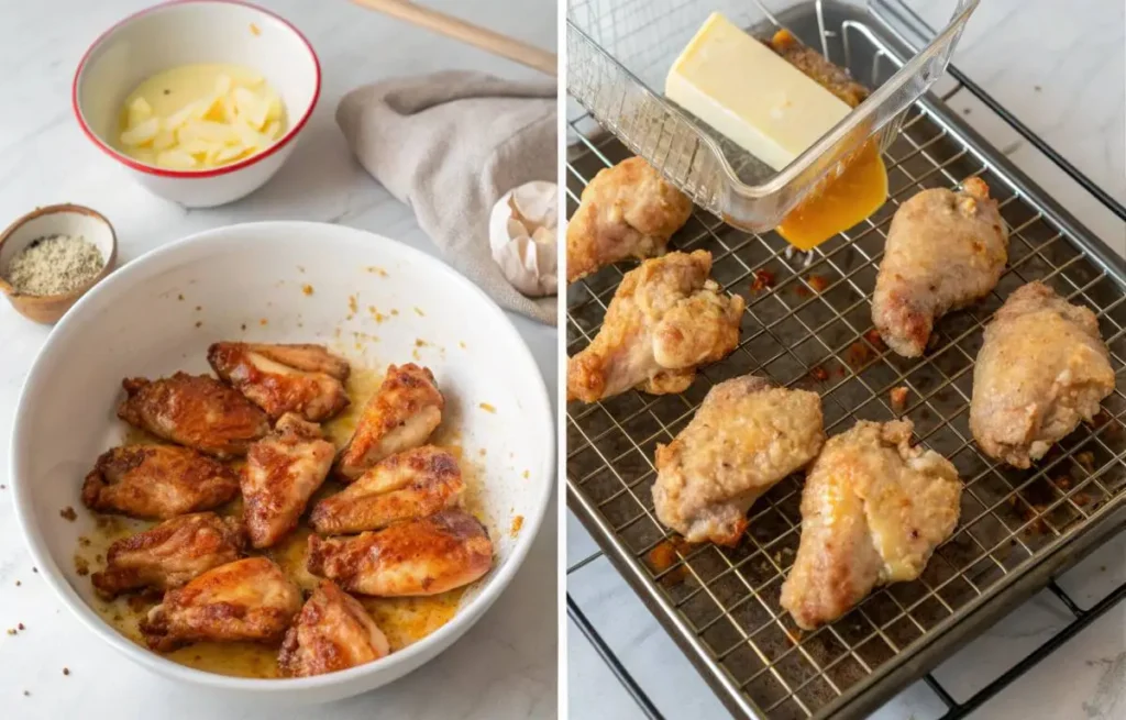 Cowboy Butter Chicken Wings cooking process step by step
